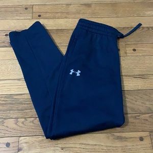 Slim fit under Armour youth large navy sweats